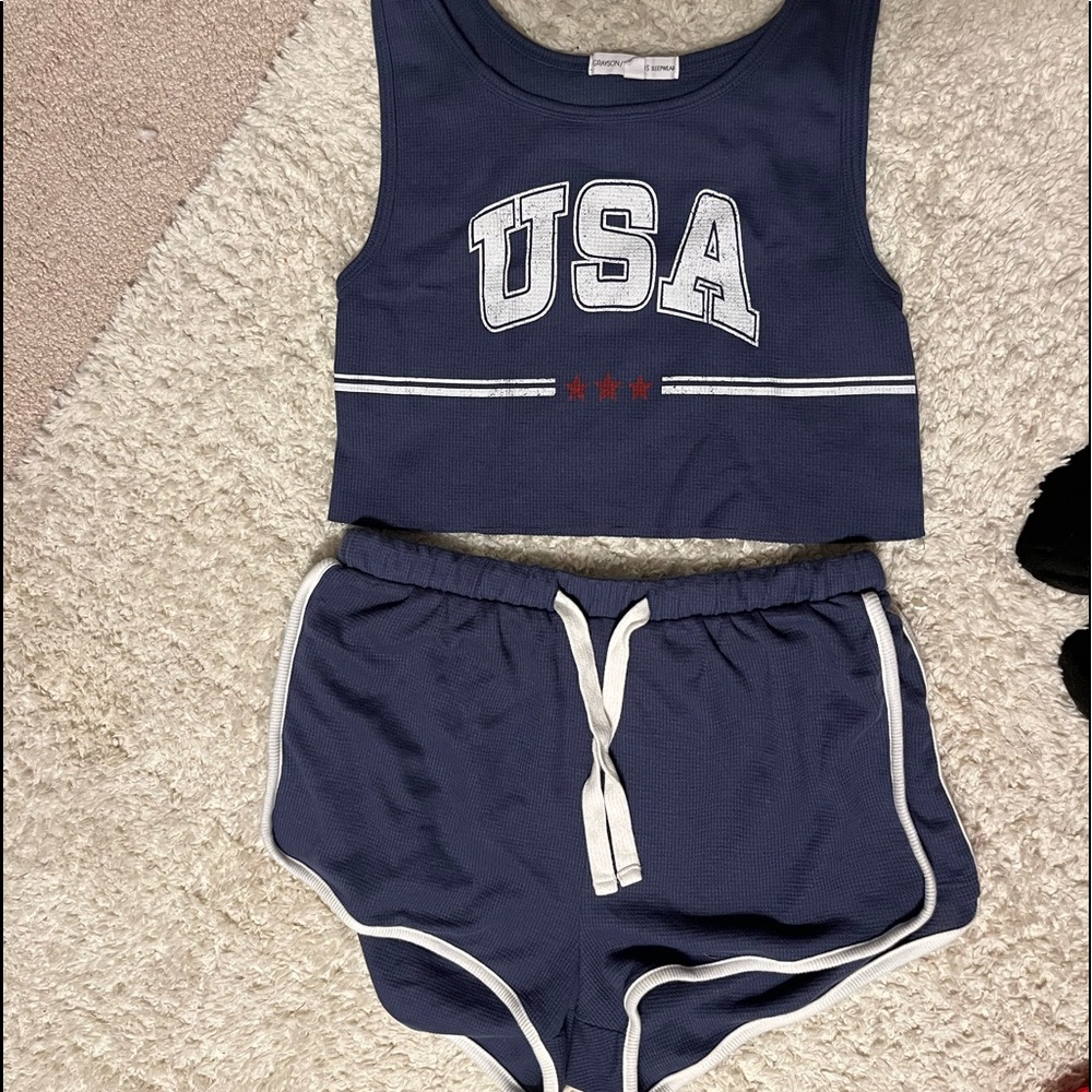 Cute USA pajama set from Target!